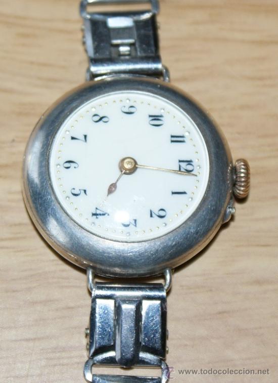 Relojes de pulsera: precioso reloj en plata - Foto 4