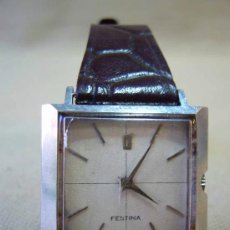 Relojes de pulsera: RELOJ DE CARGA MANUAL, DE ACERO, FESTINA, ESFERA DE 22 MM, FUNCIONA