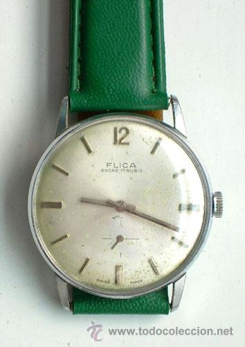 Relojes de pulsera: RELOJ DE ÉPOCA, FLICA, 17 RUBÍS, FUNCIONANDO - Foto 1 - 267545909
