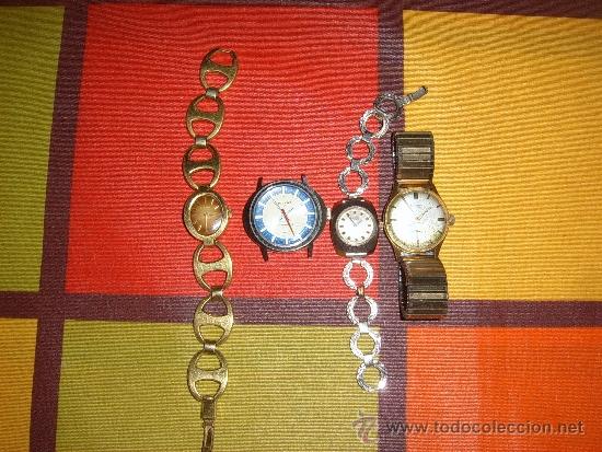 Relojes de pulsera: 4 RELOJES DE CUERDA - Foto 2