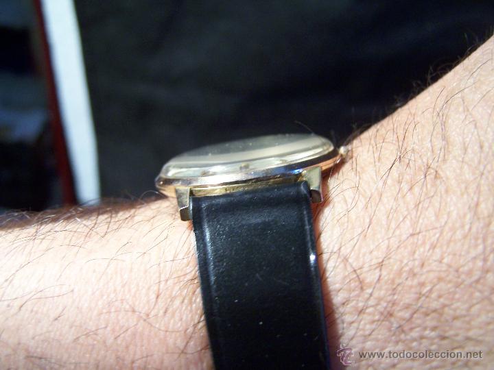 Relojes de pulsera: Antiguo reloj de pulsera de carga manual y de caballero Cyma Syncrhon 35 - Foto 15 - 41764012