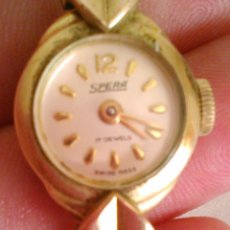 Relojes de pulsera: PRECIOSO RELOJ BAÑO DE ORO , DE SEÑORA MARCA SPERA 17 JEWELS SWISS MADE.. Lote 43479891