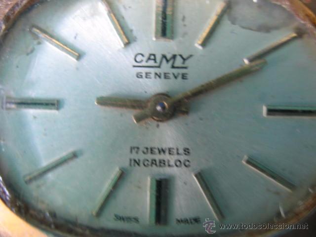Relojes de pulsera: Reloj de carga manual Camy. No funciona - Foto 4
