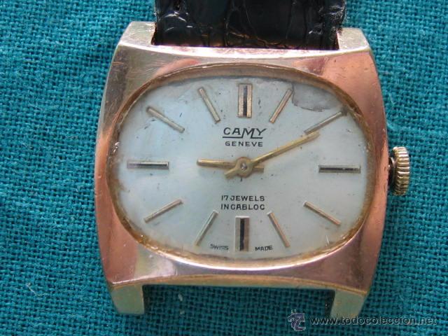 Relojes de pulsera: Reloj de carga manual Camy. No funciona - Foto 7