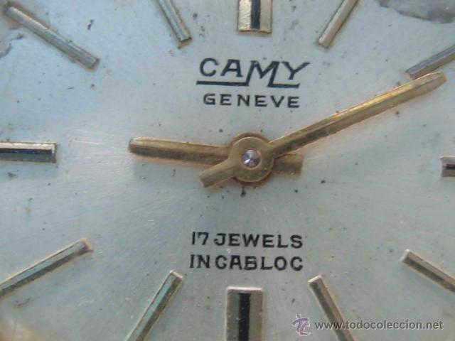 Relojes de pulsera: Reloj de carga manual Camy. No funciona - Foto 10