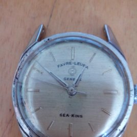 Interesante Reloj Favre Leuba Sea King