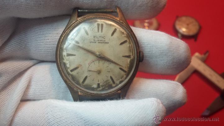 Relojes de pulsera: Lote de 7 magnificos reloj o relojes antiguos, para reparar o recambios - Foto 14 - 51379657