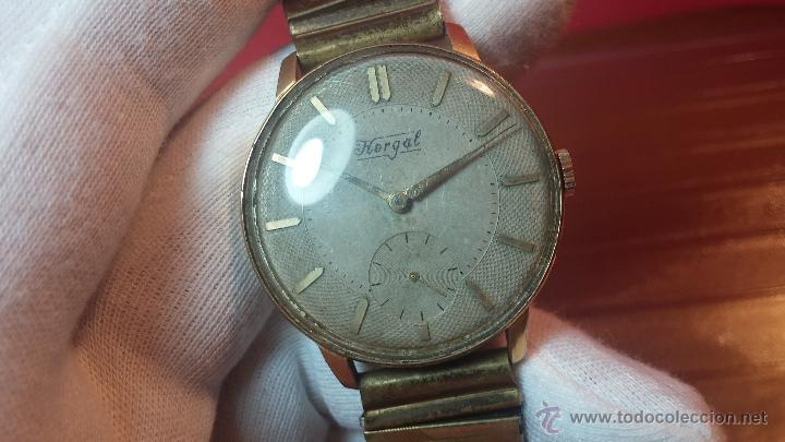Relojes de pulsera: Reloj Hergal, pieza posiblemente ya única, espécimen de una marca extinta - Foto 33 - 52023215