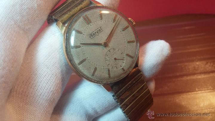 Relojes de pulsera: Reloj Hergal, pieza posiblemente ya única, espécimen de una marca extinta - Foto 34 - 52023215