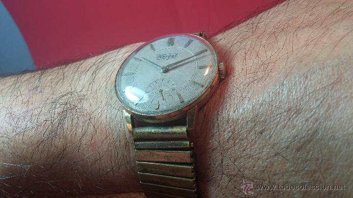 Relojes de pulsera: Reloj Hergal, pieza posiblemente ya única, espécimen de una marca extinta - Foto 62 - 52023215