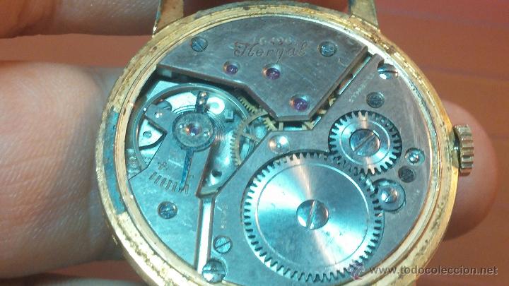 Relojes de pulsera: Reloj Hergal, pieza posiblemente ya única, espécimen de una marca extinta - Foto 75 - 52023215