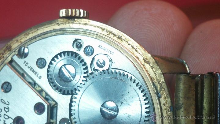 Relojes de pulsera: Reloj Hergal, pieza posiblemente ya única, espécimen de una marca extinta - Foto 84 - 52023215