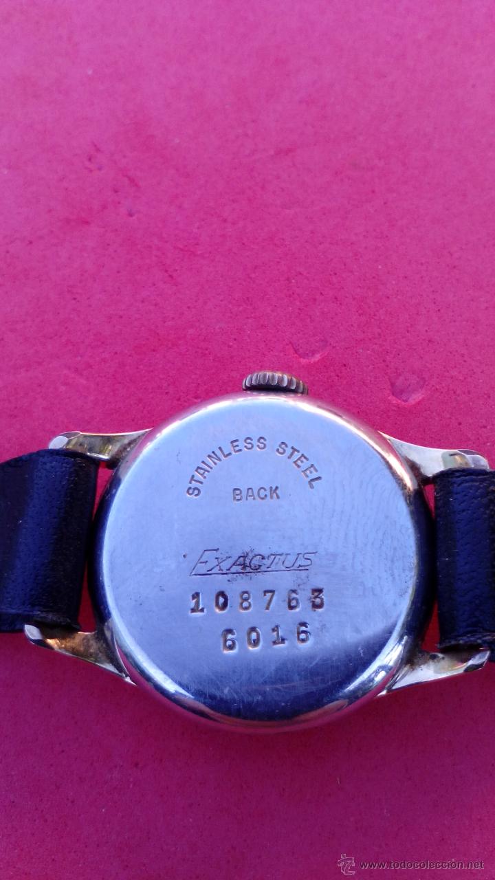 Relojes de pulsera: RELOJ EXACTUS CHAPADO EN ORO - Foto 2
