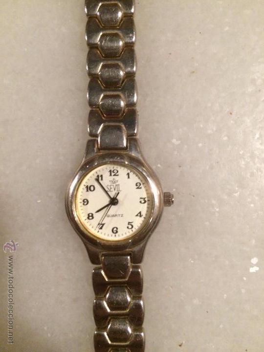 espejo vistazo de ahora en adelante antiguo reloj de pulsera hombre mujer sevil qua - Compra venta en  todocoleccion