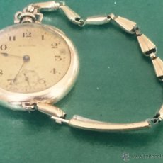 Relojes de pulsera: RELOJ WALTHAM CASHIER GOLD FILLED EXTRA CON SU CAJA PATENTE MAYO 1915 SE APRECIA EL AGUILA