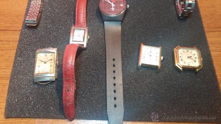 Relojes de pulsera: Lote de reloj o relojes, nueve en total.... 3 de cuerda manual, 2 automáticos y 4 de cuarzo... - Foto 3 - 54889430