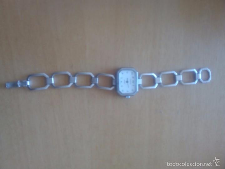 Relojes de pulsera: Reloj de mujer Exactus de plata - Foto 5