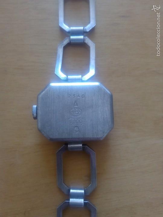 Relojes de pulsera: Reloj de mujer Exactus de plata - Foto 6