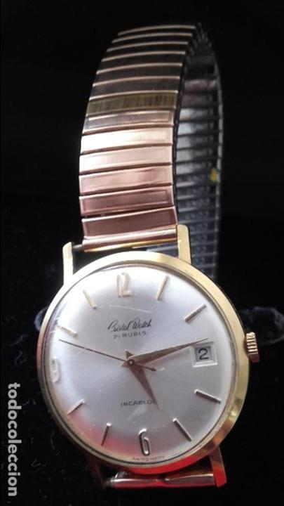 Relojes de pulsera: Reloj oro Cristal Wacth - Foto 1