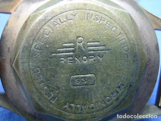 Relojes de pulsera: Antiguo Reloj Rexory 651. No funciona - Foto 7