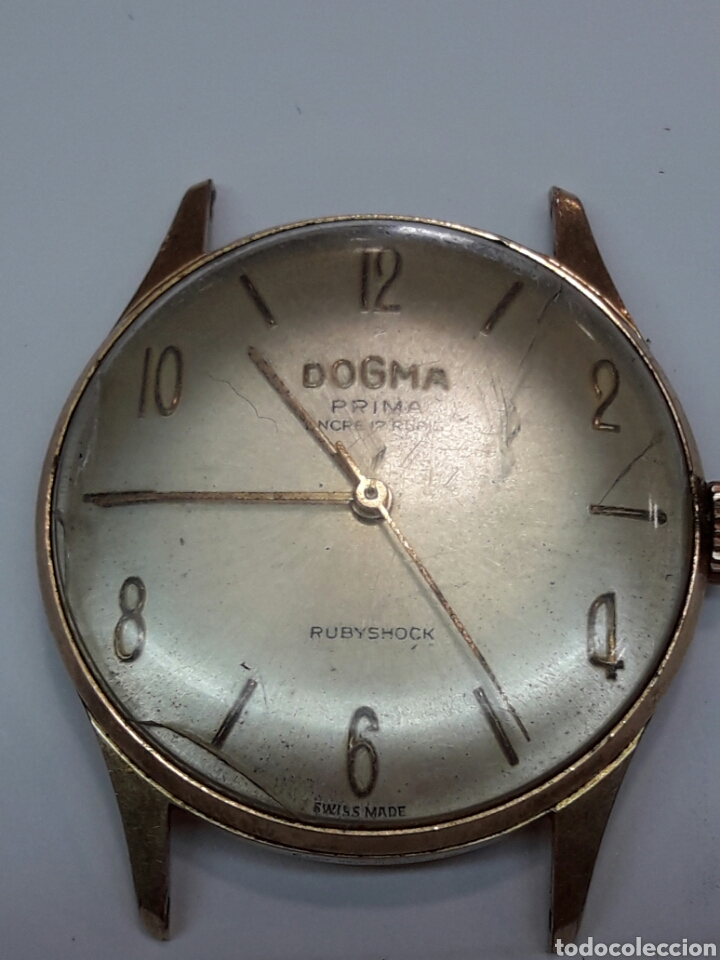 Reloj antiguo de cuerda dogma prima ancre 17 ru Vendido en Venta