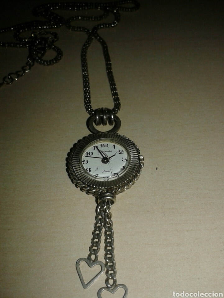 Relojes de pulsera: RELOJ DE CUELLO PLATEADO - Foto 2