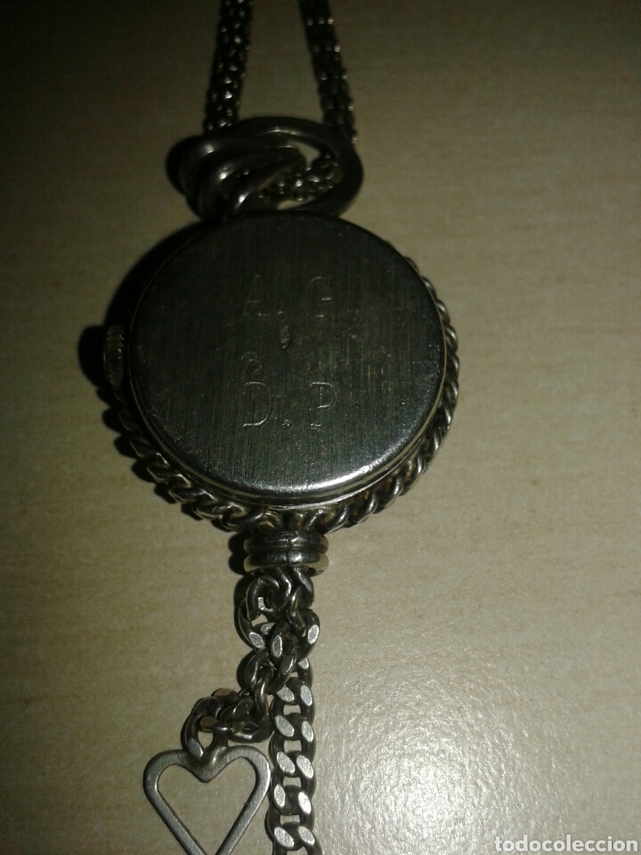 Relojes de pulsera: RELOJ DE CUELLO PLATEADO - Foto 5