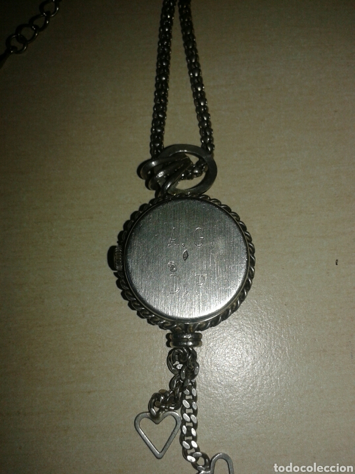 Relojes de pulsera: RELOJ DE CUELLO PLATEADO - Foto 6
