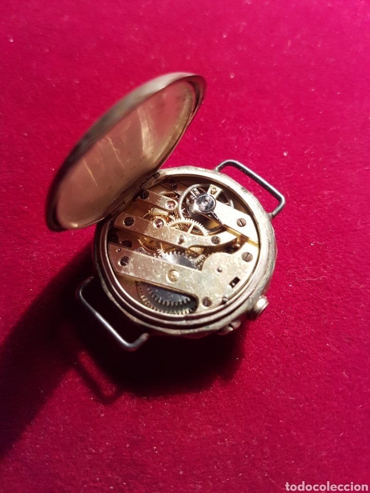 Relojes de pulsera: Antiguo reloj pulsera plata - Foto 4