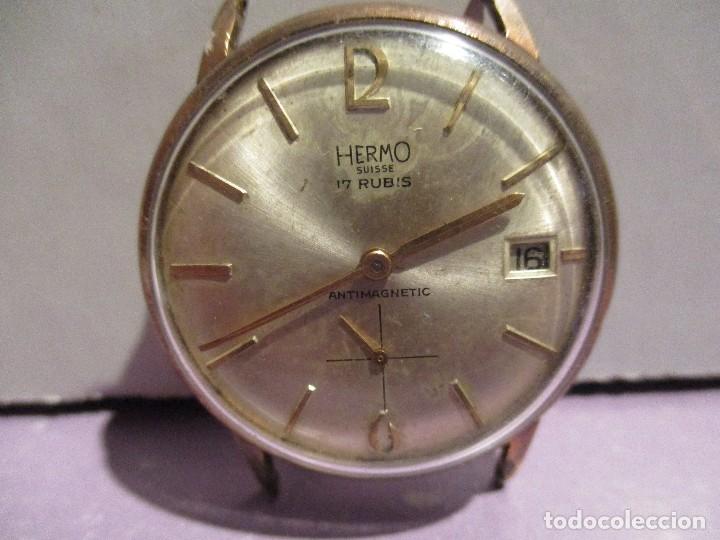 Relojes de pulsera: reloj de caballero marca HERMO - Foto 1