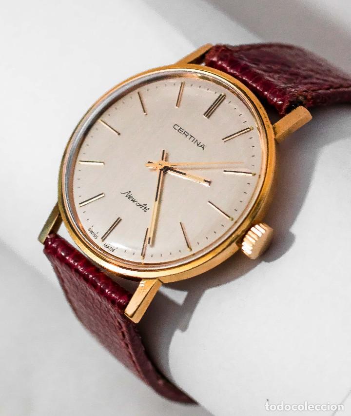 Precioso reloj de pulsera, de oro 18K de la marca Certina suizo