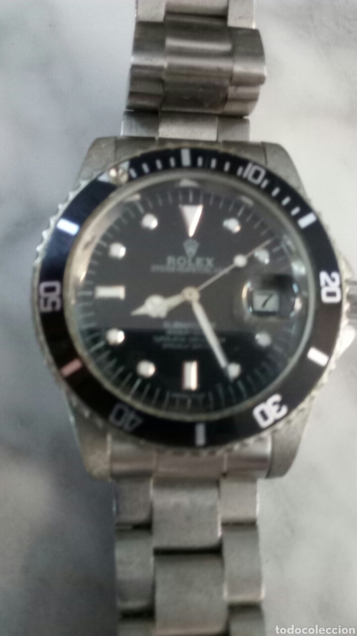 rolex made stainless steel back deville