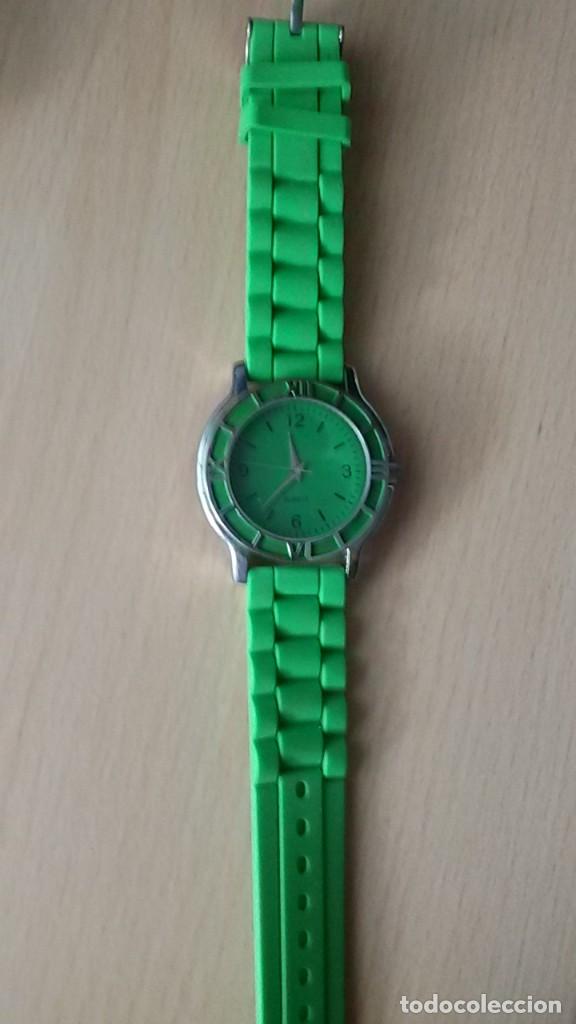 Relojes de pulsera: RELOJ DE PULSERA EN VERDE - Foto 1