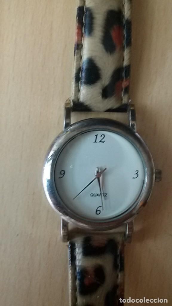 Relojes de pulsera: RELOJ PULSERA SIN MARCA ESTAMPADO LEOPARDO - Foto 3