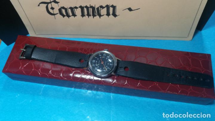 Relojes de pulsera: Botito reloj de cuerda estilo militar - Foto 4
