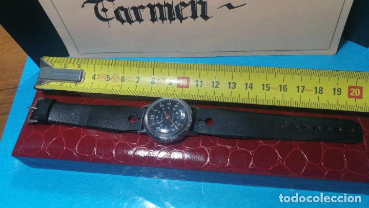 Relojes de pulsera: Botito reloj de cuerda estilo militar - Foto 7