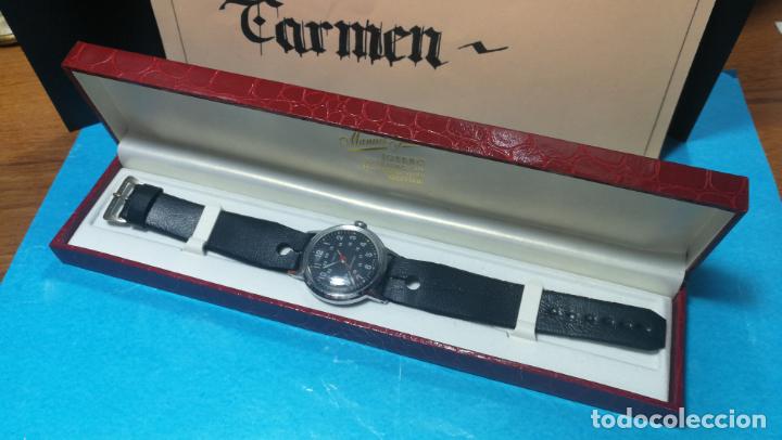 Relojes de pulsera: Botito reloj de cuerda estilo militar - Foto 27