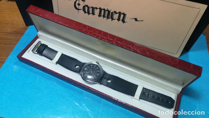 Relojes de pulsera: Botito reloj de cuerda estilo militar - Foto 28