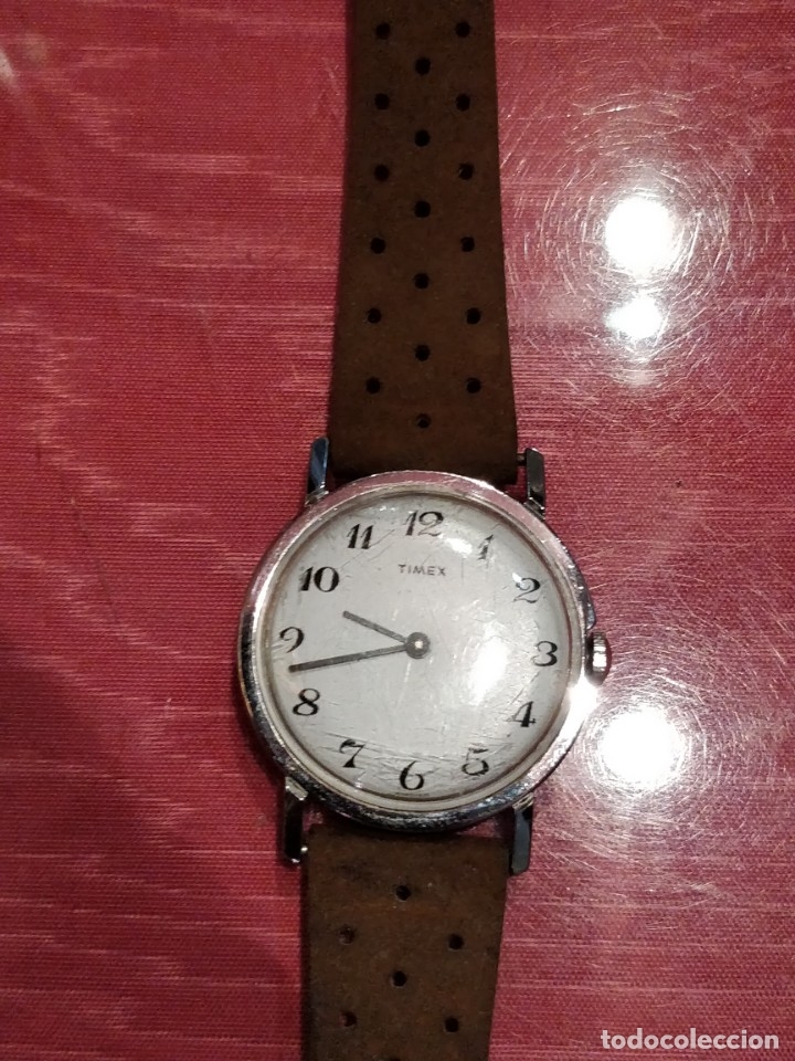 Relojes de pulsera: RELOJ DE PULSERA TIMEX CUERDA . FUNCIONANDO PERFECTAMENTE - Foto 3