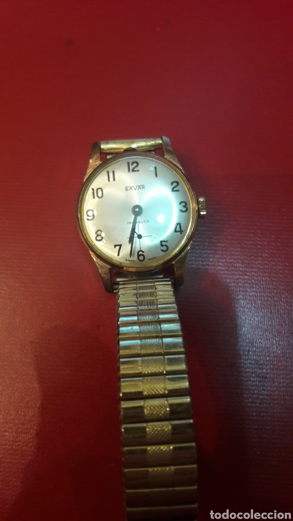 Relojes de pulsera: Relog cuerda Savar funciona inoxidable se&ntilde;ora - Foto 1