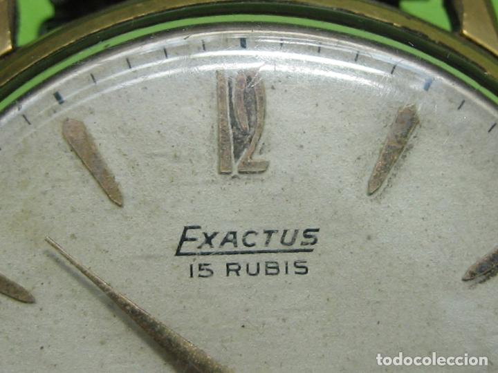 Relojes de pulsera: Antiguo reloj Exactus.. No funciona - Foto 3