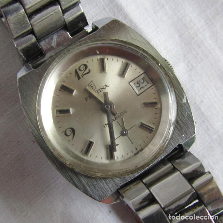 Relojes de pulsera: Reloj Festina de se&ntilde;ora funcionando a cuerda - Foto 1