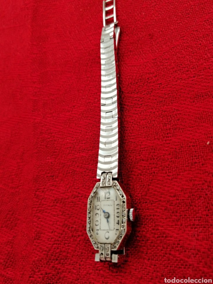 Relojes de pulsera: Antiguo reloj a cuerda. - Foto 7