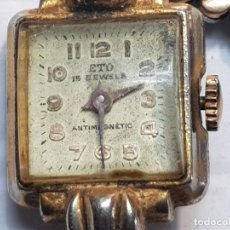 Relojes de pulsera: RELOJ ANTIGUO CUERDA MANUAL ETO 15 JEWELS RARO. Lote 189940726