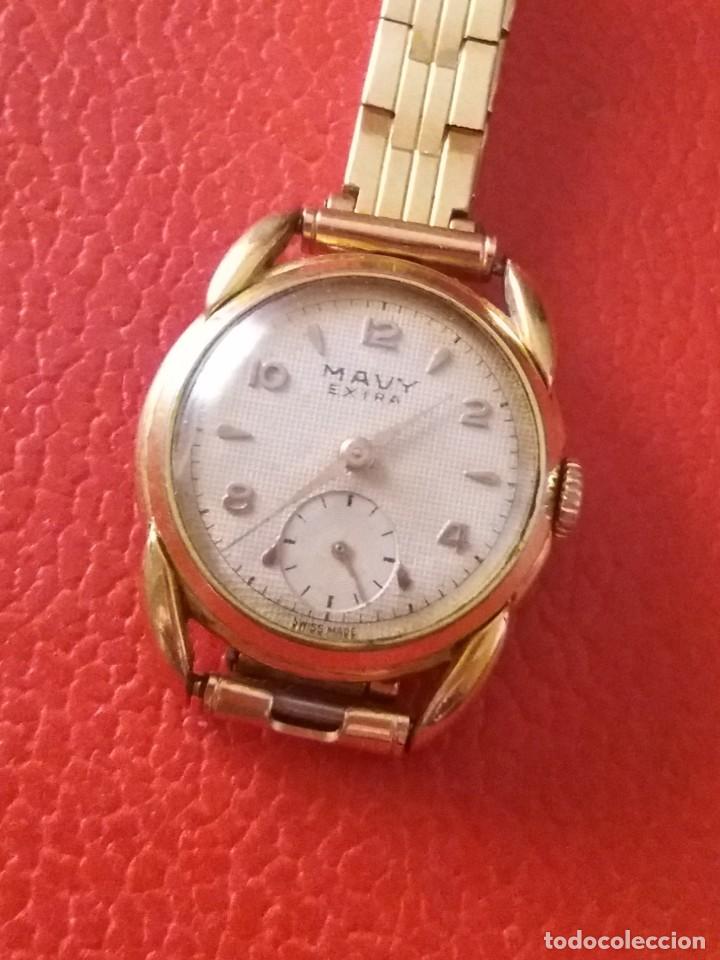 Relojes de pulsera: RELOJ DE MUJER MAVY EXTRA CARGA MANUAL. - Foto 3