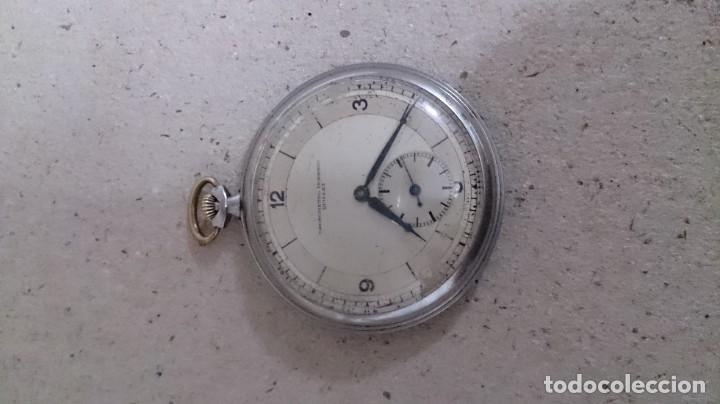 Relojes de pulsera: RELOJ AUTOMATICO DE BOLSILLO MARCA QUILLET FUNCIONANDO - Foto 1