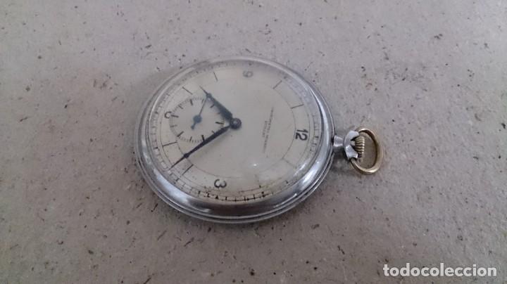 Relojes de pulsera: RELOJ AUTOMATICO DE BOLSILLO MARCA QUILLET FUNCIONANDO - Foto 4
