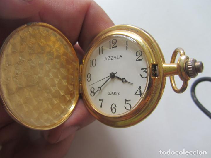 Reloj de bolsillo. Marca Azzala. Réplica de los antiguos relojes.