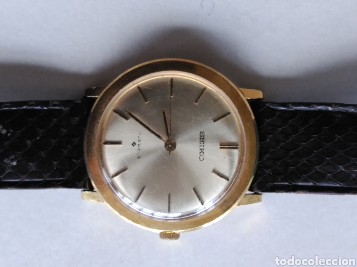 reloj seiko chapado en oro. 17 jewels. japan. c Compra venta en