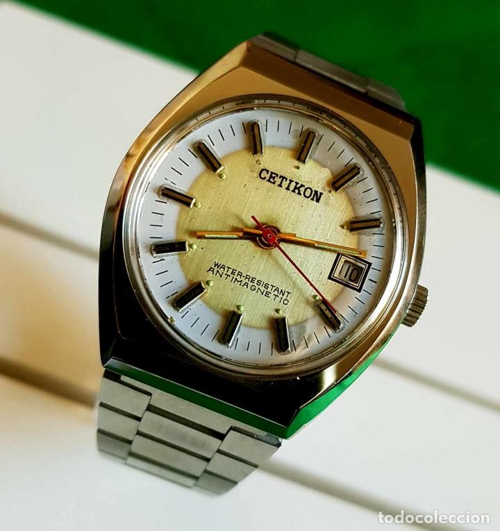 Relojes de pulsera: Reloj CETIKON de cuerda, vintage, C1970, NOS (new old stock) - Foto 2 - 226767315